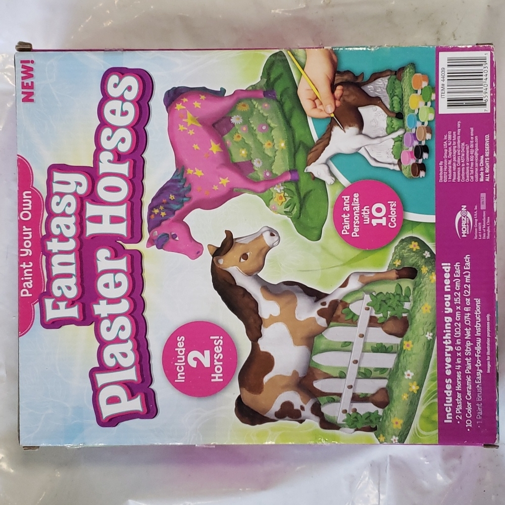 Paint Your Own Fantasy Plaster Horse 2012